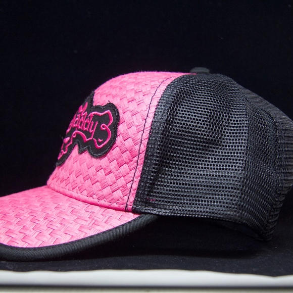 My Bon Daddy Artist Pink and Black Baseball Hat main image 5